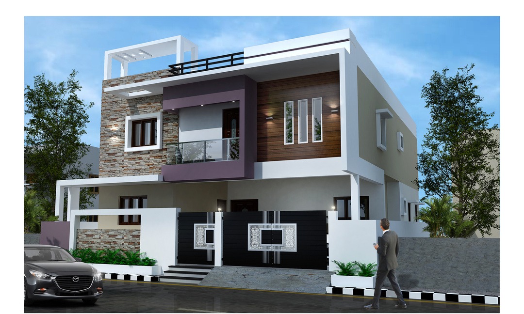 Modern residence by Misi Associates