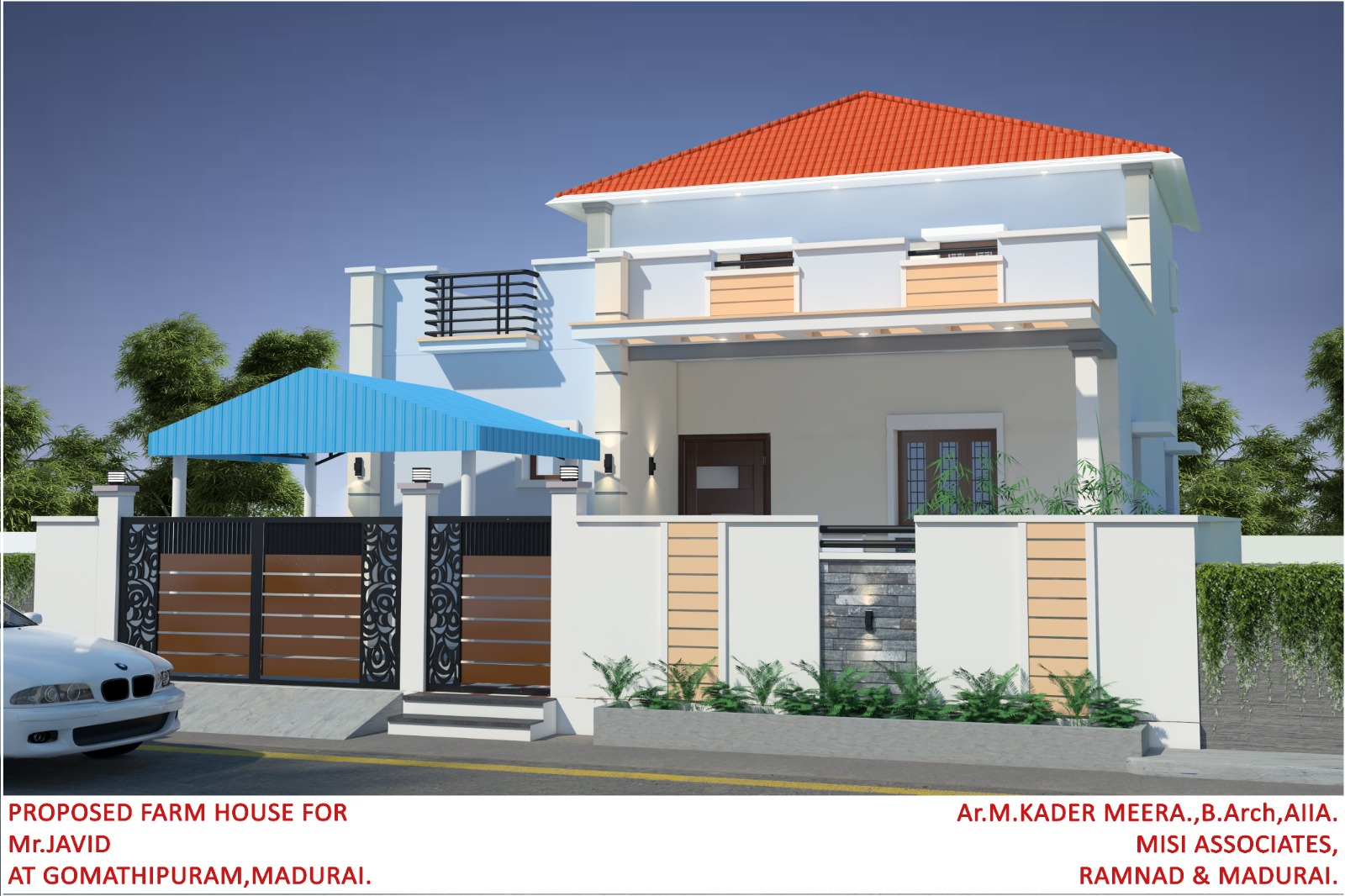 Contemporary farm house